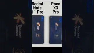 Redmi note11Pro vs Poco x3 pro Pubg test #shorts #viral #pubg #instagram #youtubeshorts