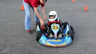 Aubrynn's (4 years old) first Kid Kart Lesson