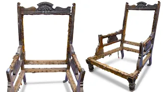 Broken Antique Chair Restoration
