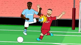 💥DOKU KICKS MAC ALLISTER!💥 Liverpool vs Man City (1-1 Goals Highlights)