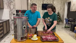 ТУШЕНКУ БОЛЬШЕ НЕ ПОКУПАЮ! ГОТОВИМ САМИ! ТУШЕНКА ИЗ ГОВЯДИНЫ В АВТОКЛАВЕ МАЛИНОВКА СМАРТ ШЕФ