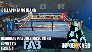 LEONARDO DELLAPENTA VS TOUBA NIANG, CATEGORIA 69KG, REGIONAL MAYORES MASCULINO FAB, FECHA 4.