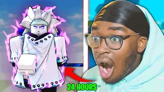 Spending 24 HOURS To Evolve IMPOSSIBLE MADARA UCHIHA In Roblox