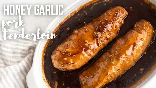 Baked Honey Garlic Pork Tenderloin | The Recipe Rebel