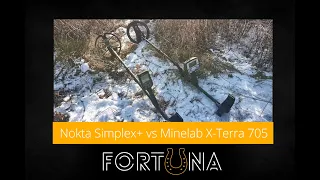 Nokta Simplex+ vs Minelab X-Terra 705 - стабильность, глубина и дискриминация