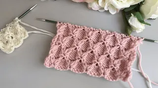 ВЫ ТАКОЕ ТОЧНО НЕ ВЯЗАЛИ! СКОРЕЕ СМОТРИ  ЭТОТ ШИКАРНЫЙ УЗОР. Knitting patterns. Lace pattern.