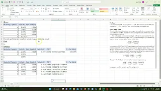 Calculate spot rates from par rates using Excel