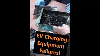 Electrical failures associated with EV charging are serious stuff!! #electriccar #ev