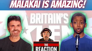 Father of 5 Reacts | GOLDEN BUZZER is one of the BEST VOICES Simon's ever heard BGT | Malakai Bayoh