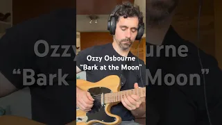 Ozzy Osbourne - “Bark at the Moon” guitar solo #ozzyosbourne #guitarsolo #guitarcover