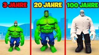 100 JAHRE als HULK überleben in GTA 5!