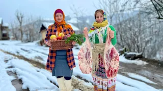 Buchag Gheyme! Recipe of Lamb Meat Stew Cooked on a Snowy Winter Day