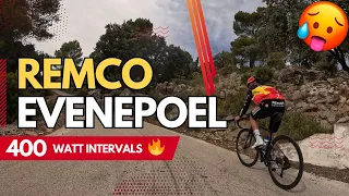 🥵 On the Wheel of REMCO EVENEPOEL | Intervals with a Pro Cyclist