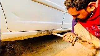 Genius Idea Of Fixing And Repair Car Running Board Panel