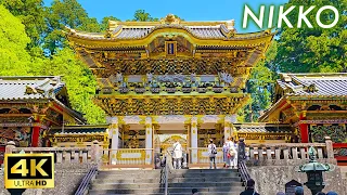 【4K Japan Walk】Nikko Toshogu Shrine, a world heritage site with impressive luxurious decorations