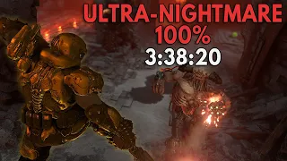 Doom Eternal: 100% Ultra-Nightmare Speedrun in 3:38:20 IGT