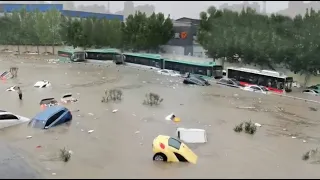 China  is sinking!  100,000 people evacuated! The worst flood in Dazhou's history