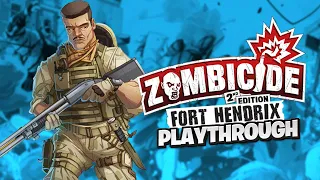 Zombicide Fort Hendrix Playthrough - M1 Gathering the Braves