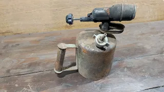 restoration of an old gasoline burner