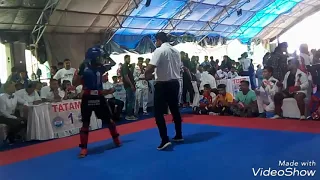 Kickboxer omprakash knockout  kick light fight
