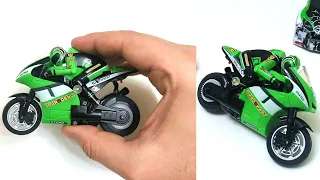 RC Bike with Electric Gyro (1/20 Scale) - First Run & Jumps