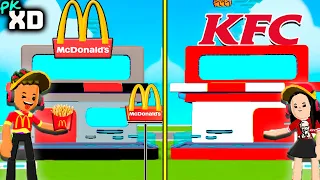 DESAFIO MCDONALD'S vs KFC en PK XD 2022 "NUEVA ACTUALIZACION" 🐸 SIMBA vs NALA