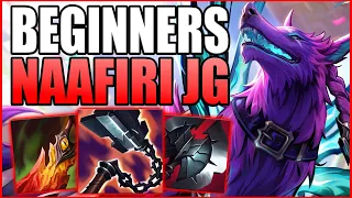 HOW TO CARRY GAMES WITH NAAFIRI JUNGLE FOR BEGINNERS! - Best Build/Runes S+ Guide League of Legends