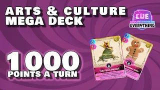 CUE, Cards Universe & Everything - 1000 point a turn deck, Arts & Culture