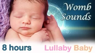 ☆ 8 HOURS ☆ Womb Sounds for babies to go to sleep ✰ NO ADS ✰ Womb sounds and heart beats  Heartbeats