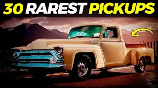 30 INSANELY Rare Pickup Trucks! You've Probably Never Seen Before!