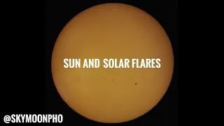Sun and Solar Flares (29.12.2020) | Celestron 80AZ