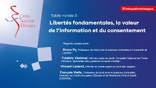 Droits des Usagers - Libertés fondamentales, la valeur de l’information et du consentement