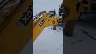 Замена втулки и пальца стрелы jcb4cx