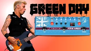 Greenday's bass tone with Tech 21 Steve Harris pedal!