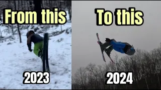 Backflip On Skis Progression