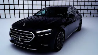 NEW 2024 Mercedes E Class Luxury line Sedan in detail 4k