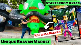 Unique and Cheapest Raavan Market Delhi 2022 | Raavan Market In Delhi 2022 | Thakur Saurav Vlog