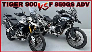 COMPARATIVO DEFINITIVO ENTRE BMW F 850GS ADV VS TRIUMPH TIGER 900 RALLY PRO/QUAL ESCOLHER?