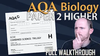 AQA Biology Paper 2 2021 Higher Walkthrough