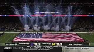 2024 College Football Playoff National Championship Game Michigan vs. Washington All-22 ESPN3 Feed