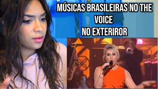 Músicas Brasileiras no the Voice (No Exterior) ! REACT