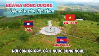 Khám phá NGÃ BA ĐÔNG DƯƠNG với Cột Mốc 3 Biên nơi "Một con gà gáy cả 3 Nước cùng nghe" tại Kon Tum