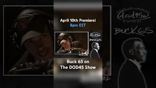 Buck 65 with #ArtByTai on The DOD45 Show. Premieres April 10th at 8pm EST. Don't miss it!