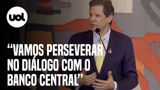 Haddad critica decisão do Copom de manter taxa de juros, mas suaviza: 'Jamais vai haver pressão'