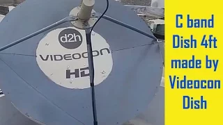 C band Dish 4ft made by Videocon Dish