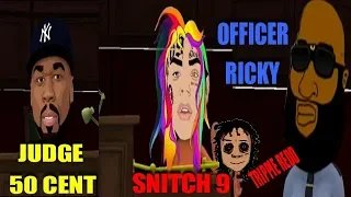 Tekashi "SNITCH" 9 - Court Tales Animated Ft. Judge 50 Cent & Officer Ricky