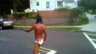 Ugly Cuzz Is High Off That PCP Walking Around In A Diaper Like T-Bone From Colors [Video]