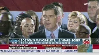 Boston's mayor-elect, 18 years sober