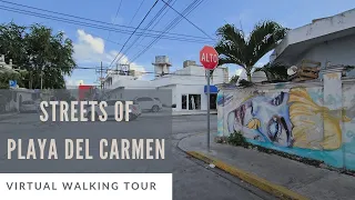 Playa del Carmen Walking tour in the Streets Live Atmosphere Street Vibe