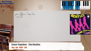 🎹 Come Together - The Beatles Piano Backing Track with chords and lyrics